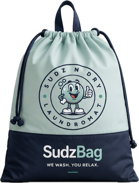 The SudzBag — a premium reusable laundry bag